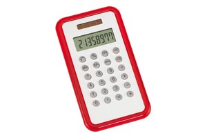 Calculator "Border" with aluminium front, 8 digit