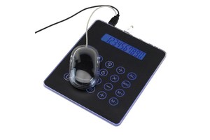 Lit up mouse pad &quot;Hover&quot; with 3 USB ports and an integrated calculator, includes a USB cable