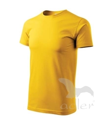 Tričko pánské Basic žlutá 2XL