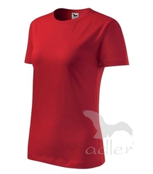 Tričko dámské Basic červená 2XL