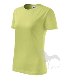 Tričko dámské Basic jemná zelená L