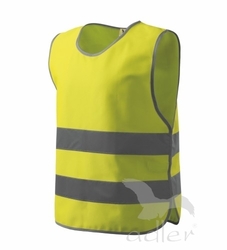 Dětská bezp. vesta Kids Safety Vest reflexní žlutá