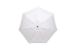 Aluminium pocket umbrella "Shorty" with colour-matching PVC zip pouch shaped as a can, polyester-pongee canopy