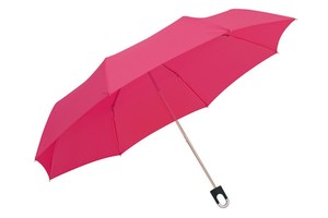 Pocket umbrella "Twist" with a carrying loop integrated in the handle, polyester - pongee canopy