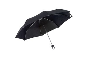 Pocket umbrella "Twist" with a carrying loop integrated in the handle, polyester - pongee canopy
