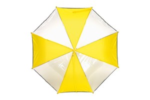 Pupils umbrella "Teenager" with reflective pipes, 4 panels POE canopy and 4 panels polyester canopy