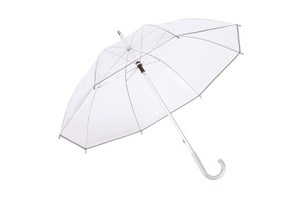 Transparent aluminium stick umbrella "Panoramix"