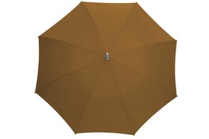 Automatic stick umbrella "Secret" with unscrewable bottom on the handle to store the pouch