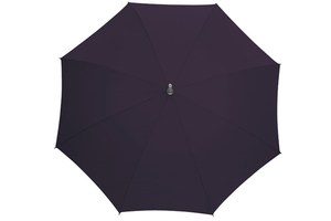 Automatic stick umbrella "Secret" with unscrewable bottom on the handle to store the pouch