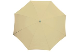 Automatic stick umbrella "Secret" with unscrewable bottom on the handle to store the pouch