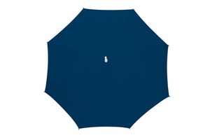 Stick umbrella "Ring" with integrated shoulder strap, polyester - pongee canopy