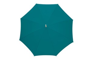 Stick umbrella "Ring" with integrated shoulder strap, polyester - pongee canopy