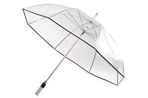 Transparent aluminium midsize umbrella "Observer"