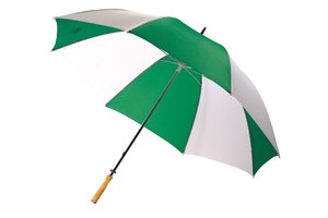 Golf umbrella "Rainy" with wooden handle and polyester canopy