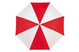 Golf umbrella "Rainy" with wooden handle and polyester canopy