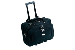 Business boardcase "Manager” with telescopic trolley system on skater wheels