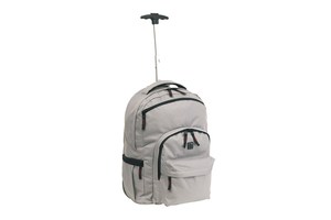 Trolley backpack "Stylo" with dust cover for the wheel area