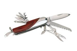 11 piece wooden pocket knife "Forest"