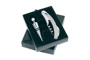 2 piece wine bottle opener set "Duet"