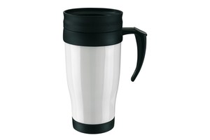 Plastic cup "Warm-up" with lid, 400 ml