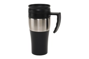 Mug "Hot drink" with lid, 380ml