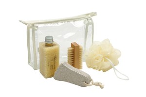 Wellness and beauty set "Good Feeling" in PVC bag with a zip
