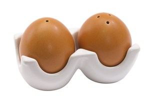 Salt and pepper mill "Funny eggs", in a gift box