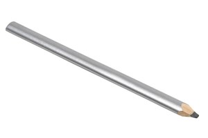 Carpenter pencil "My mate", silver-coated, not sharpened