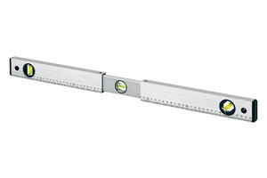 Extendable spirit level "Carpenter" with cm and inch