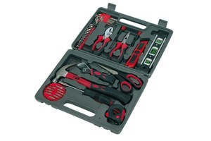 42 piece tool set "Masterkit" with a red and black design, packed in a case