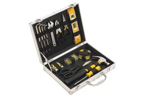 17-piece tool set "Engineer" packed in an aluminium case