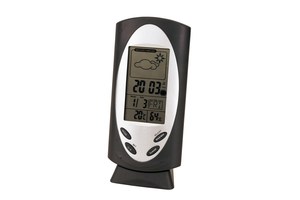 Weather station "Moon" with alarm clock, weather forecast and date