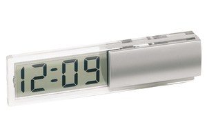 Desk clock "Digi" with transparent LCD and date