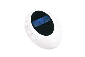 Alarm clock "Vibrancy" with a light, vibration alarm, time and date display and snooze function