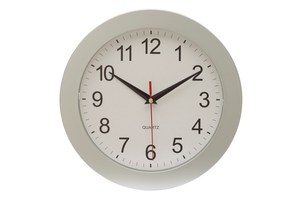 Wall clock &quot;Easy time&quot;: with an analogue time display and wide frame