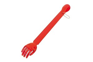 Back scratcher "Scrape" with a shoe horn and a hanger