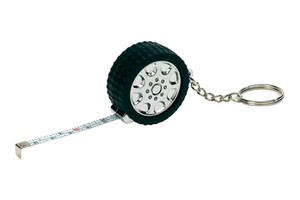 Measuring tape "Gum", rubber-coated, 1m