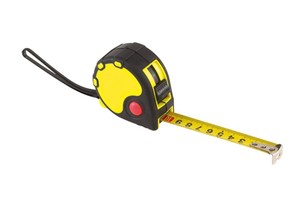 Measuring tape "Basic I" with clip, automatic stopper, 3m
