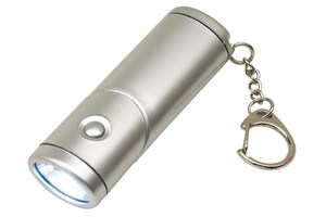 LED tourch "Nova" with light, button and key ring, packed in a gift box