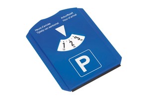 Ice scraper "Arrival" with built-in parking meter