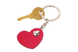 Key ring "Heart-in-heart"