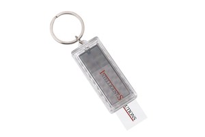 Key ring "Solar" with a display area to insert your logo, with a key ring