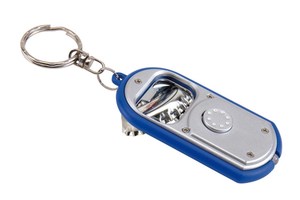 Key ring "Open light" with a LED light, bottle opener and key ring