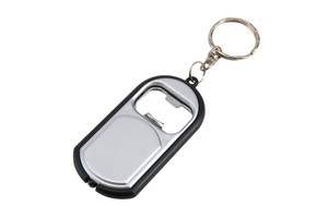 Key ring "Open light" with a LED light, bottle opener and key ring