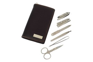 6-piece manicure set "Perfect", nail file, tweezers, nail cuticle scissors, 2 nail clippers and a pair of scissors