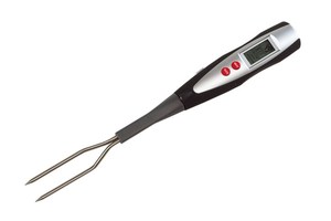 BBQ fork 2 "Maitre" with LCD screen (for °C and °F)