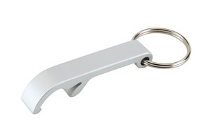 Bottle opener "Open" with key ring