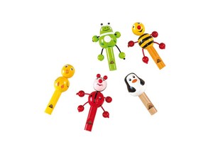 Toy whistle "Animal Orchestra" with 5 different animal motives