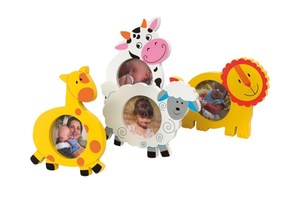 Picture frame "Animal view": 4 different animal motives