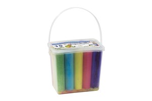 15-piece street chalk "Avenue" in square bucket
